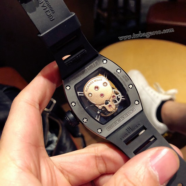 理查德米勒RICHARD MILLE 特別版RM052鏤空骷髏頭腕表男士腕表  gjs1812
